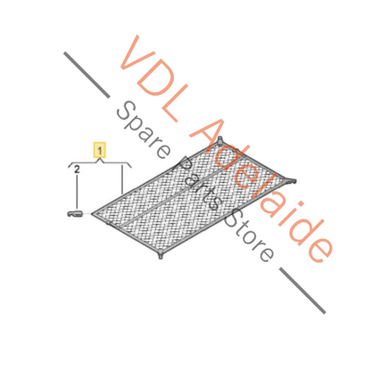 4L08618694PK Audi e-Tron GT Luggage Net Cargo Boot 4L0861869 4PK