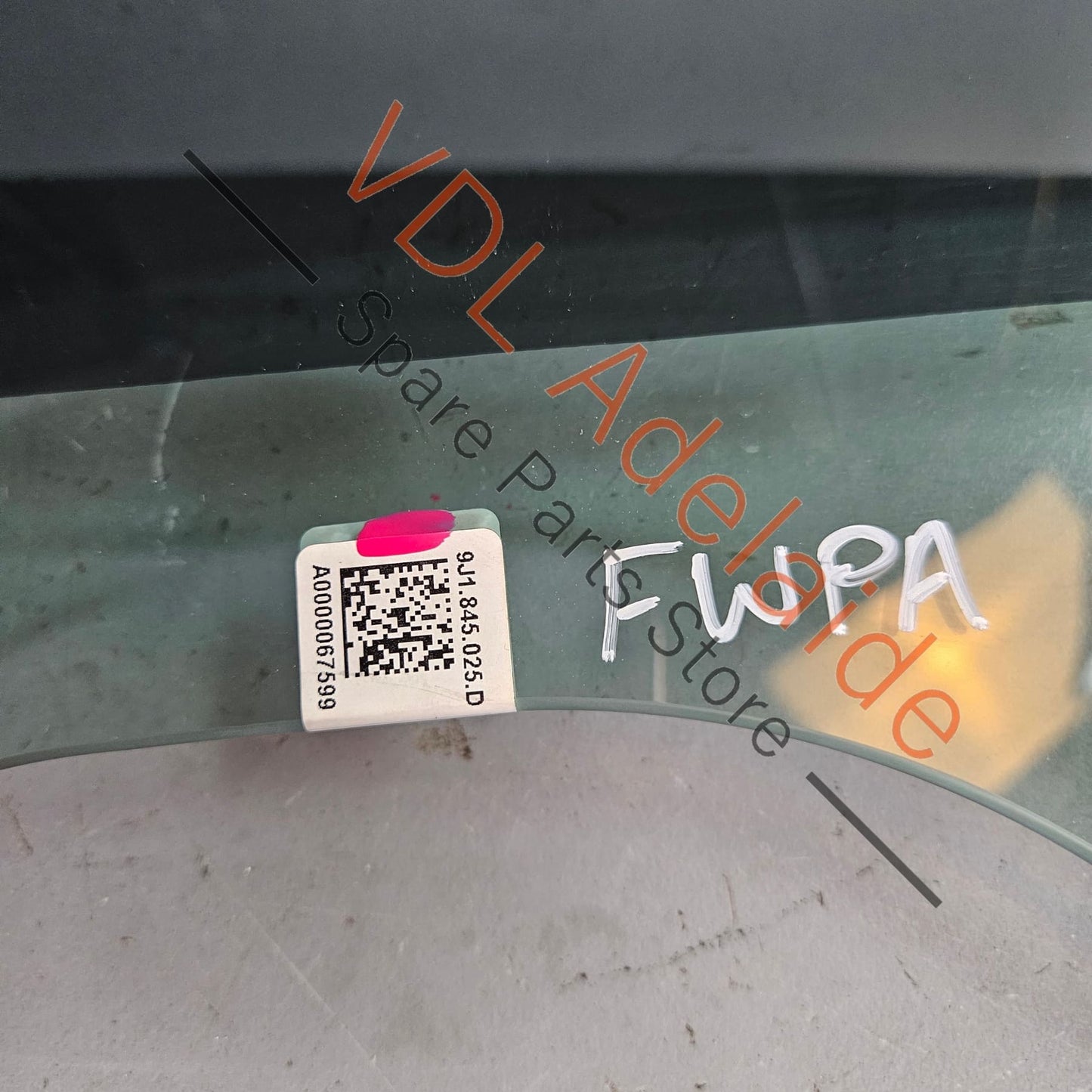 9J1845025D Audi e-Tron GT Rear Left Door Window Glass 9J1845025D