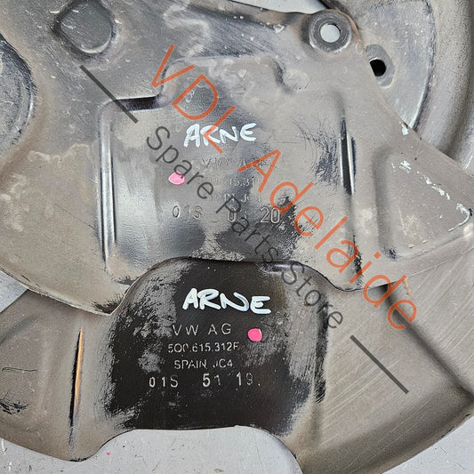5Q0615311F 5Q0615312F VW Golf MK7 7.5 R 340mm Front Brake Dust Covers Left & Right 5Q0615311F 5Q0615312F