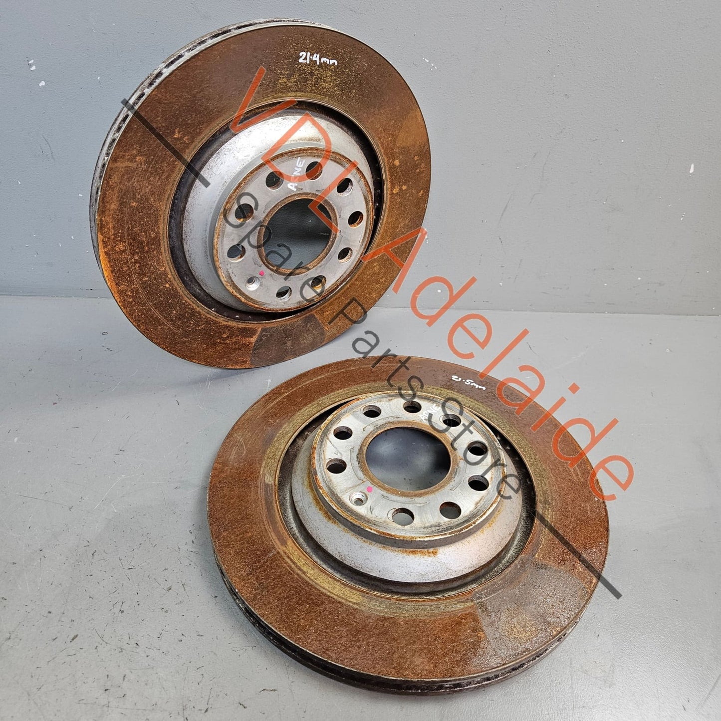 5Q0615601E VW Golf MK7 R Rear Disc Brake Rotors pair 310mm x 22mm 5Q0615601E