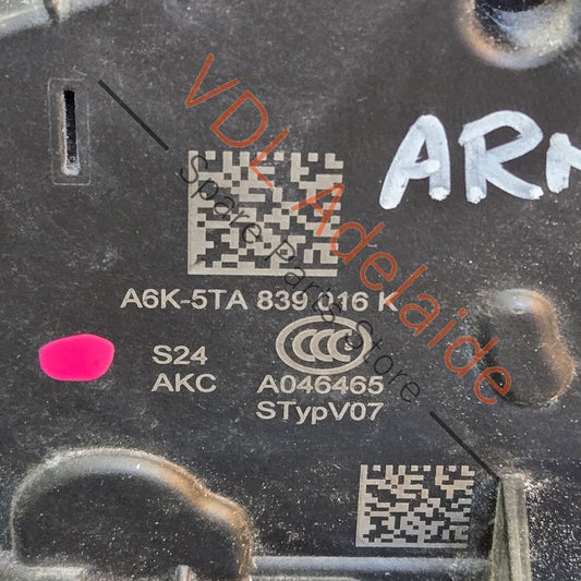 5TA839016K 5TA839016P VW Audi Skoda Rear Right Door Lock Mechanism 5TA839016K 5TA839016P