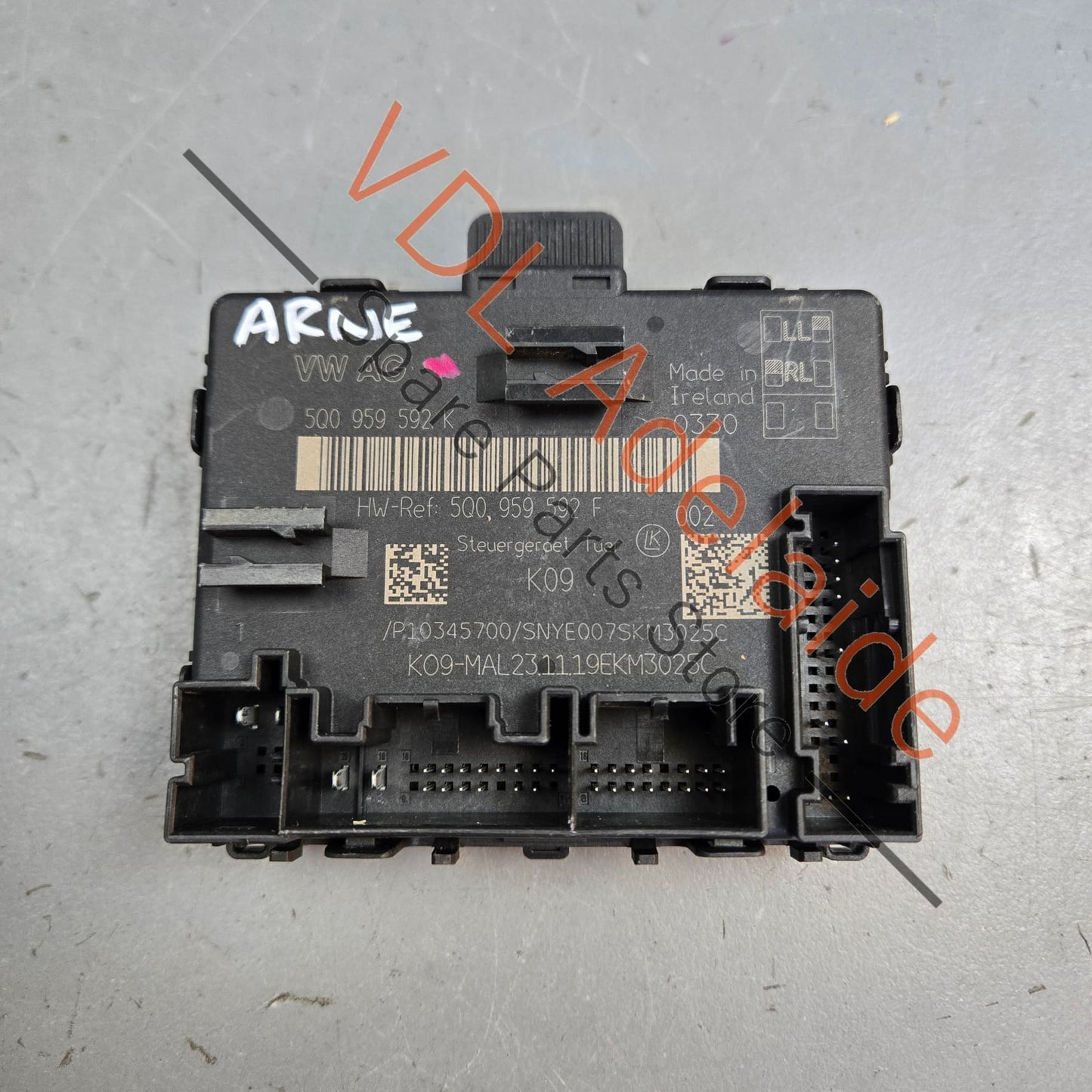 5Q0959592K Audi Q3 A3 VW Golf MK7 7.5 Front Passengers Door Control Unit 5Q0959592K