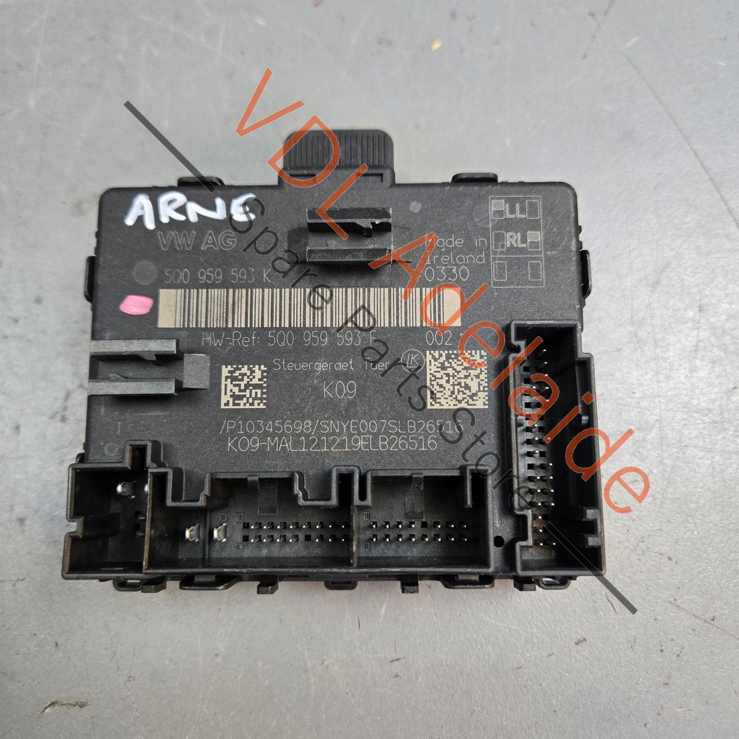 5Q0959593K Audi Q3 A3 VW Golf MK7 7.5 Front Drivers Side Door Control Unit 5Q0959593K