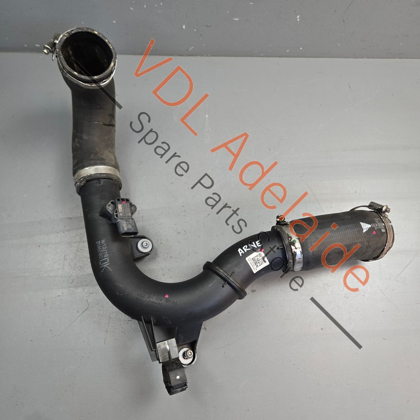 6C0145770A 5Q0145834 VW Golf R Right Intake Pipe from Intercooler 6C0145770A 5Q0145834