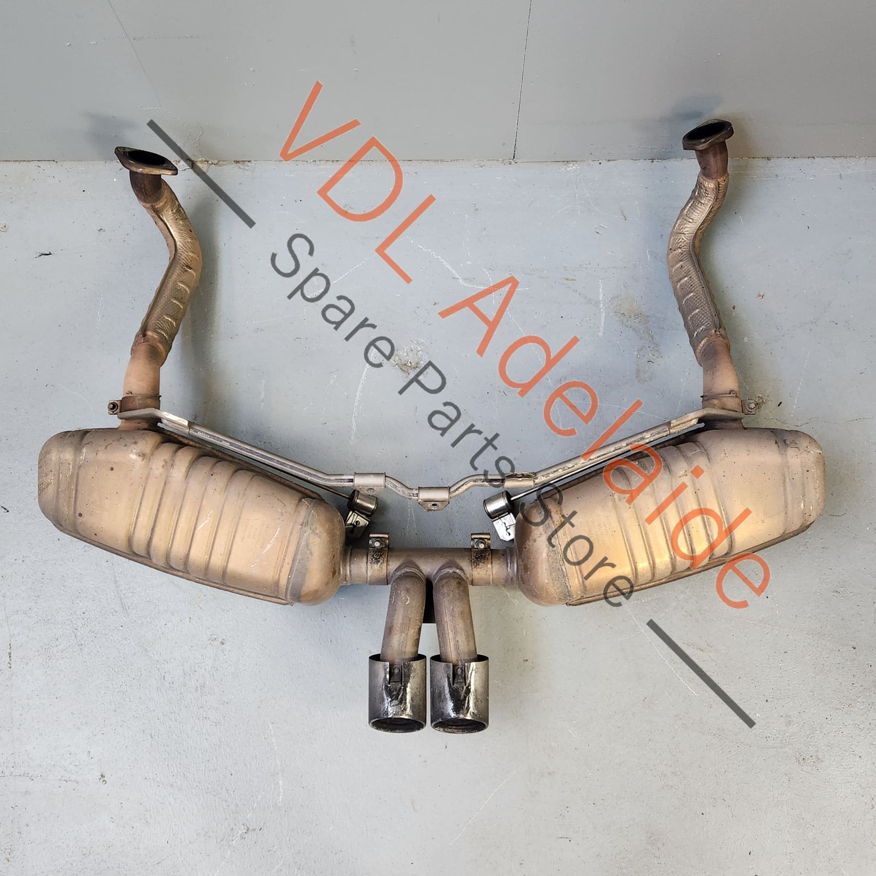 98111123200 98111123201 98111123100 Porsche 981 Cayman Boxster Sport Exhaust Genuine OEM 98111196102 98111123201 98111123101