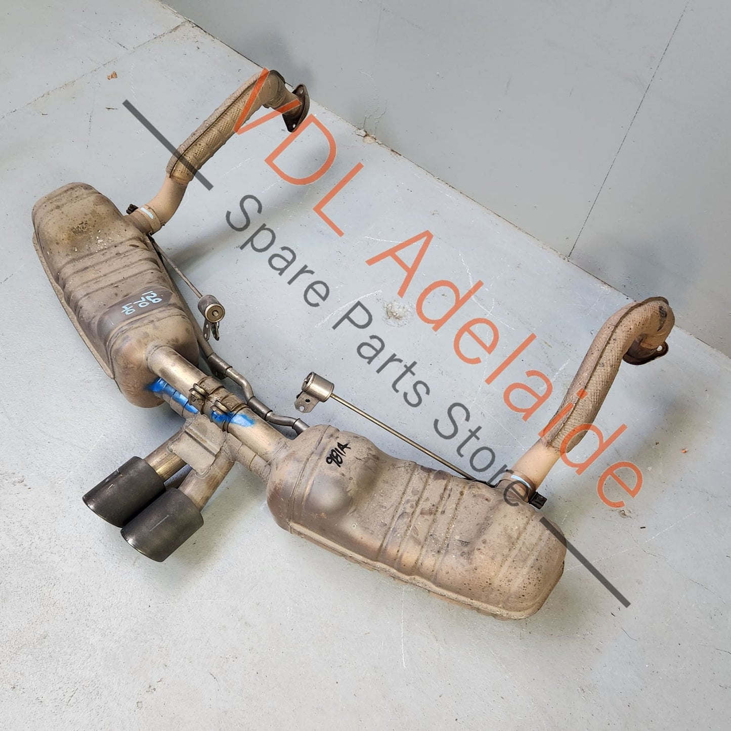 98111123200 98111123201 98111123100 Porsche 981 Cayman Boxster Sport Exhaust Genuine OEM 98111196102 98111123201 98111123101