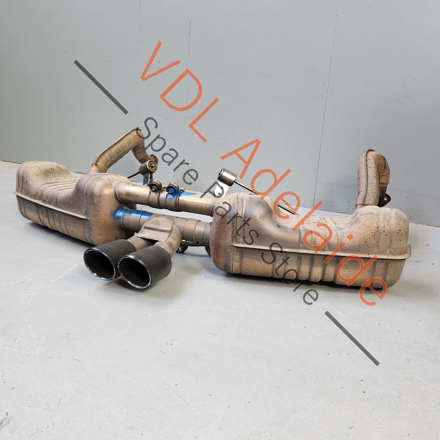 98111123200 98111123201 98111123100 Porsche 981 Cayman Boxster Sport Exhaust Genuine OEM 98111196102 98111123201 98111123101