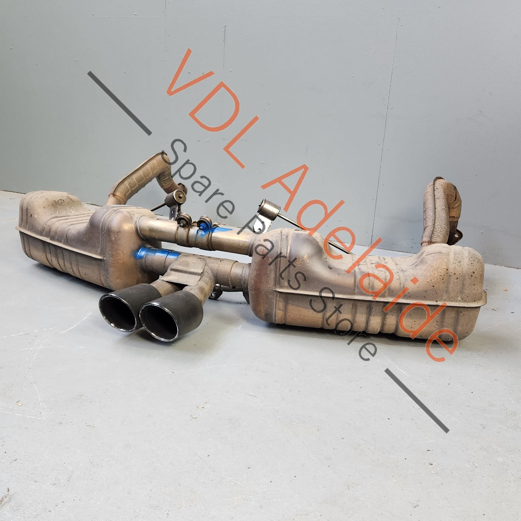 98111123200 98111123201 98111123100 Porsche 981 Cayman Boxster Sport Exhaust Genuine OEM 98111196102 98111123201 98111123101