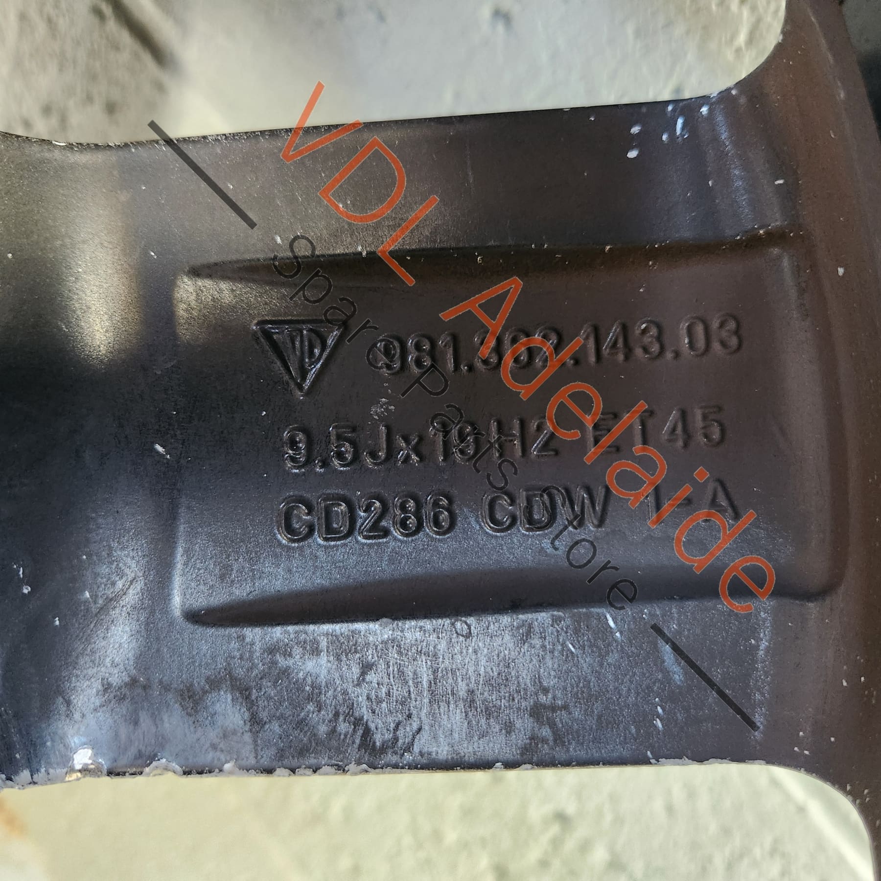 9813621430388Z 98136214303  Porsche 981 Cayman Boxster Alloy Wheel 19 x 9.5in ET45 98136214303