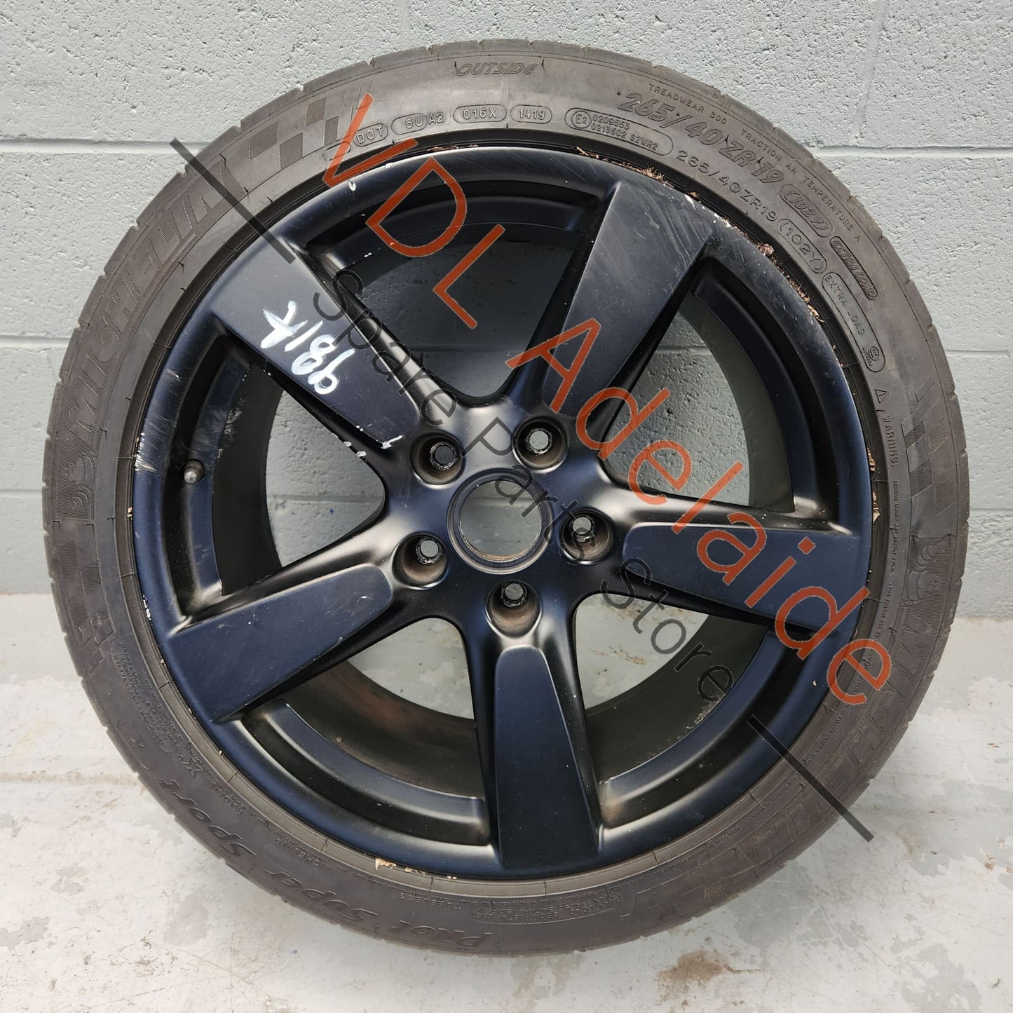 9813621430388Z 98136214303  Porsche 981 Cayman Boxster Alloy Wheel 19 x 9.5in ET45 98136214303