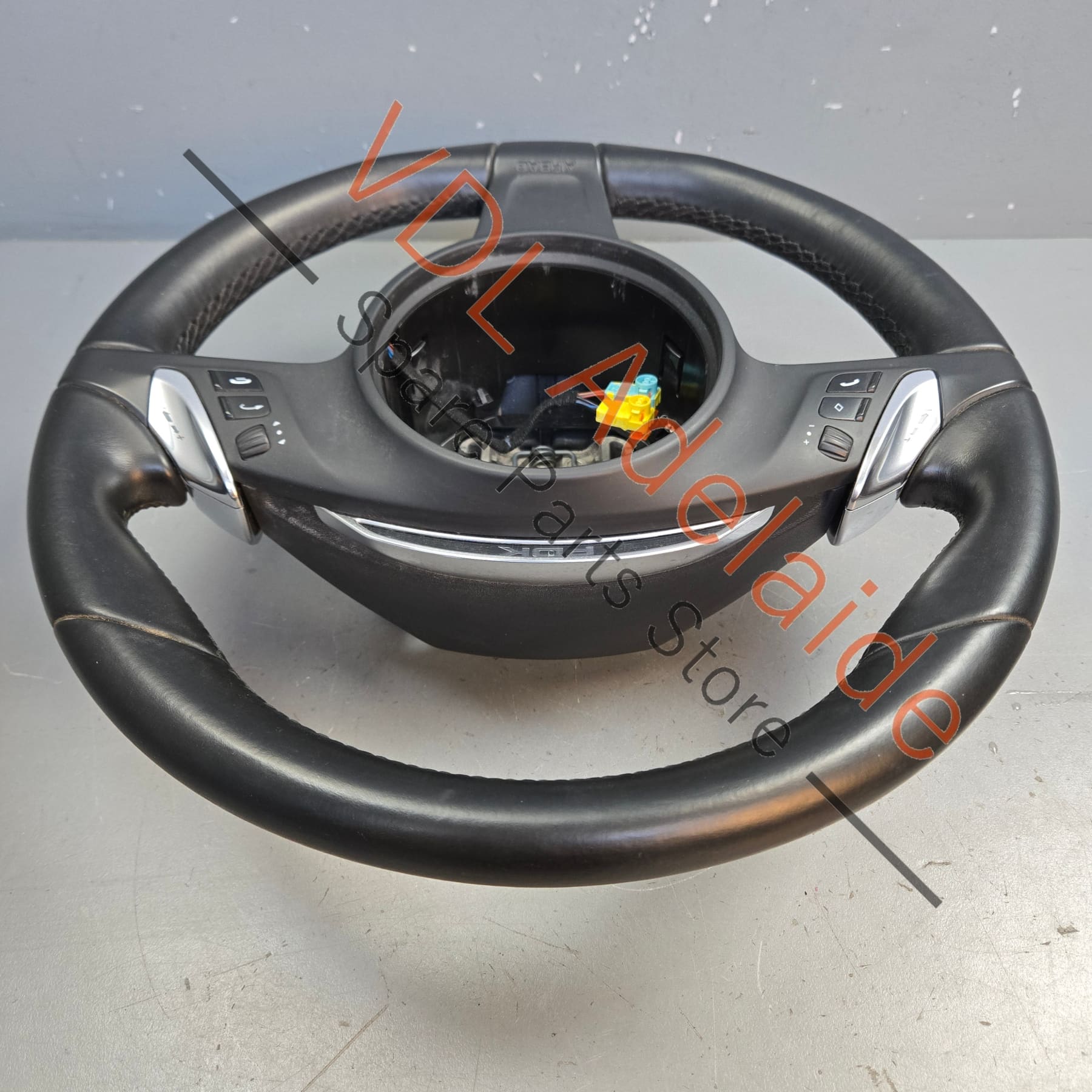 99134780367A34   Porsche 911 991 Cayman Boxster 981 Black Leather Steering Wheel 99134780367 A34