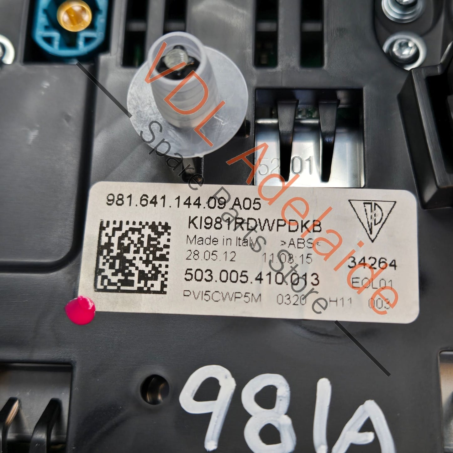 98164114408A05 98164114421A05 981641144 Porsche Cayman Boxster 911 Instrument Cluster Matt Black Combi-instrument Matt black Dials for PDK car