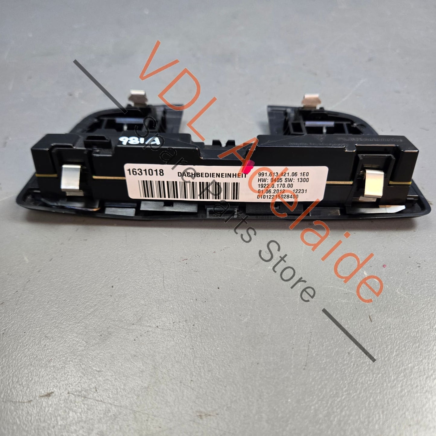 99161312310 991613123101  Porsche Boxster 981 Overhead Roof Control Unit Console Dachbedieneinheit 99161312310