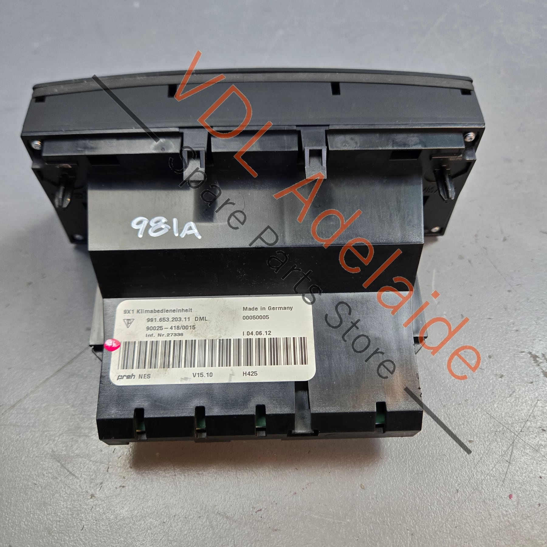 99165320311DML 99165320315  Porsche Boxster Cayman 911 AC Air Conditioning Climate Heater Control Switch 99165320311 99165320315