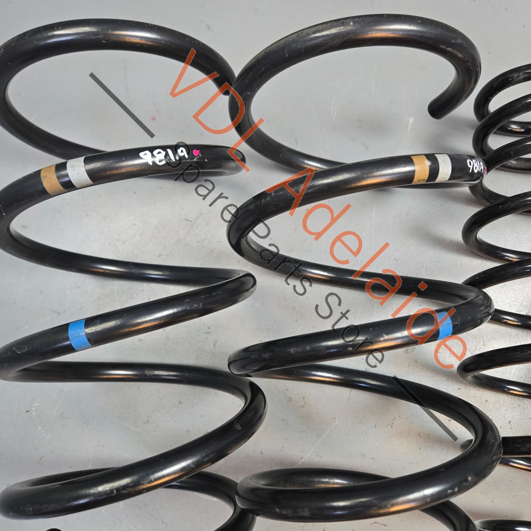 98134400000000 98133353117504 98134353113 Porsche 981 Boxster Cayman Set of Coil Springs Stock Standard