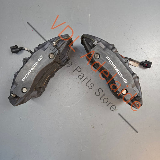996352422 98635242302 98635242303 Porsche 911 Cayman Boxster Rear Brembo 4 piston Brake Caliper Pair Set 98635242302 996352422