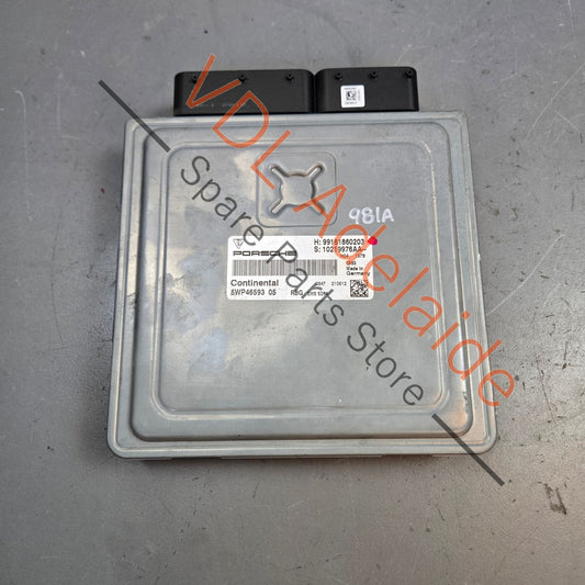 99161860203 5WP4659305  Porsche Cayman Boxster 6Cyl ECU DME Engine Control Module Controller 99161860203