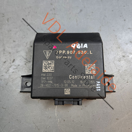 7PP907530L 7PP907530S  Porsche 911 Boxster Cayman Gateway Control Unit 7PP907530L 7PP907530R 7PP907530S