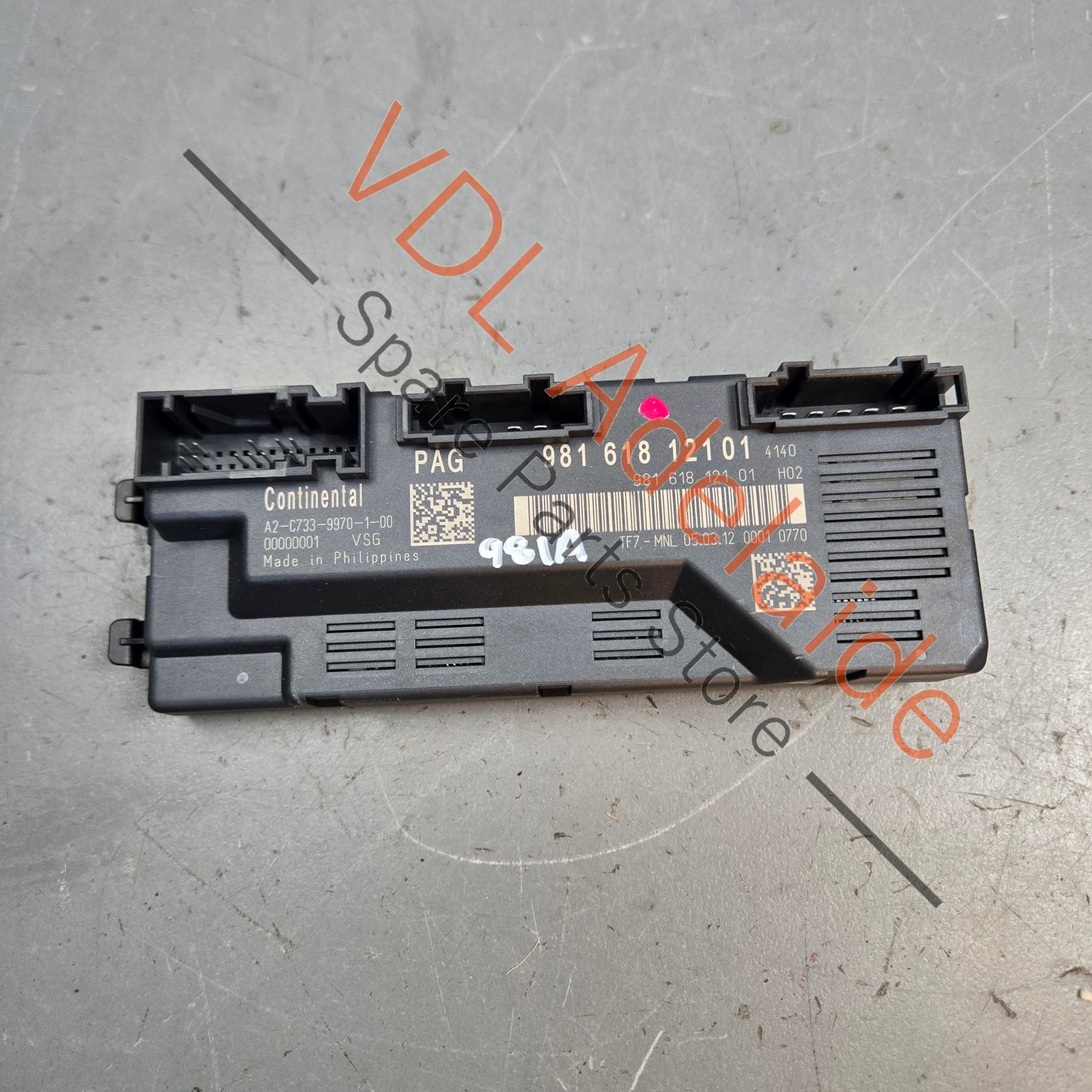 98161812101 98161812103  Porsche Boxster Convertible Roof Control Module 98161812103 98161812101