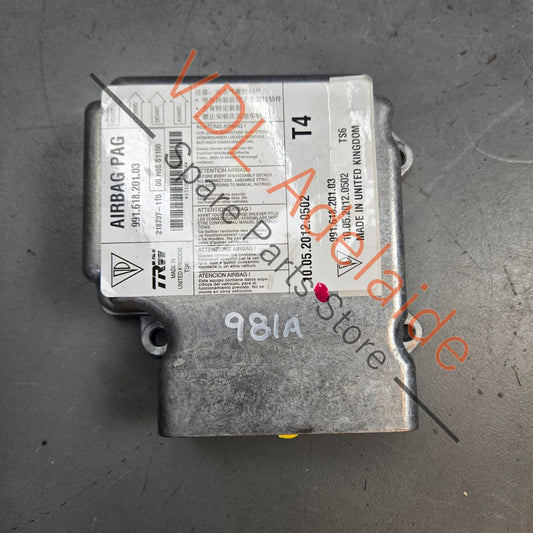 99161820103 99161820108  Porsche Boxster 981 Central Airbag Control Unit 99161820103