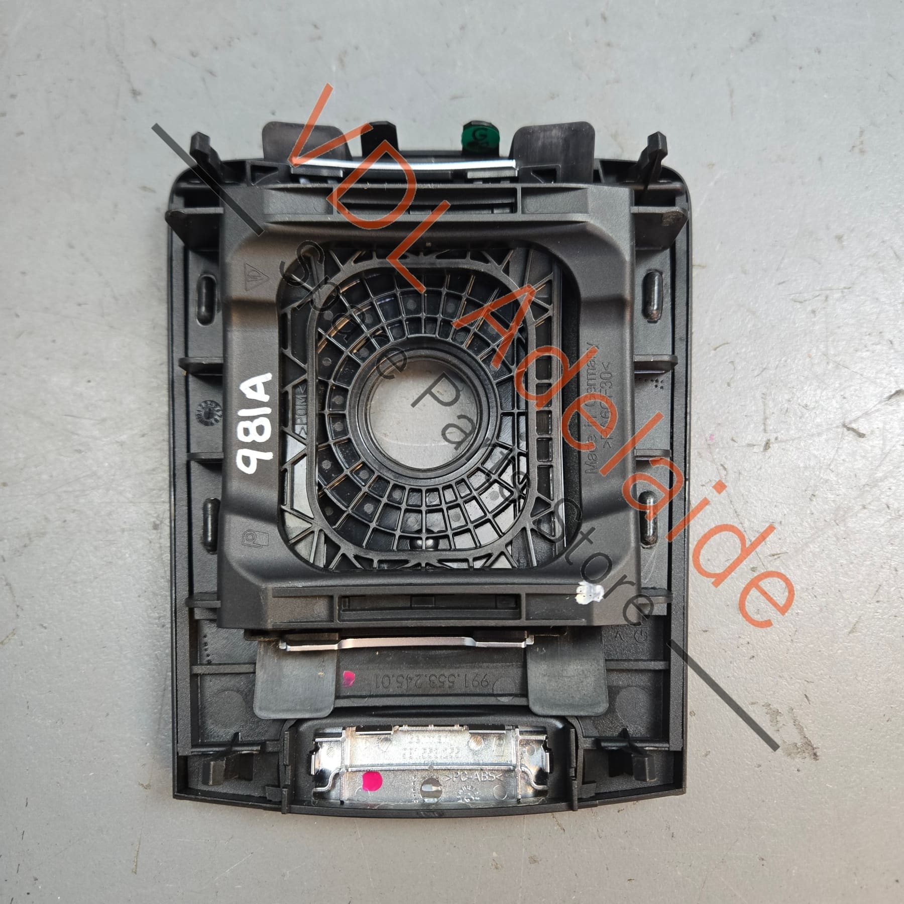 99155324501DRZ   Porsche Boxster PDK Gear Shift Surround Trim Silver Interior 99155324501