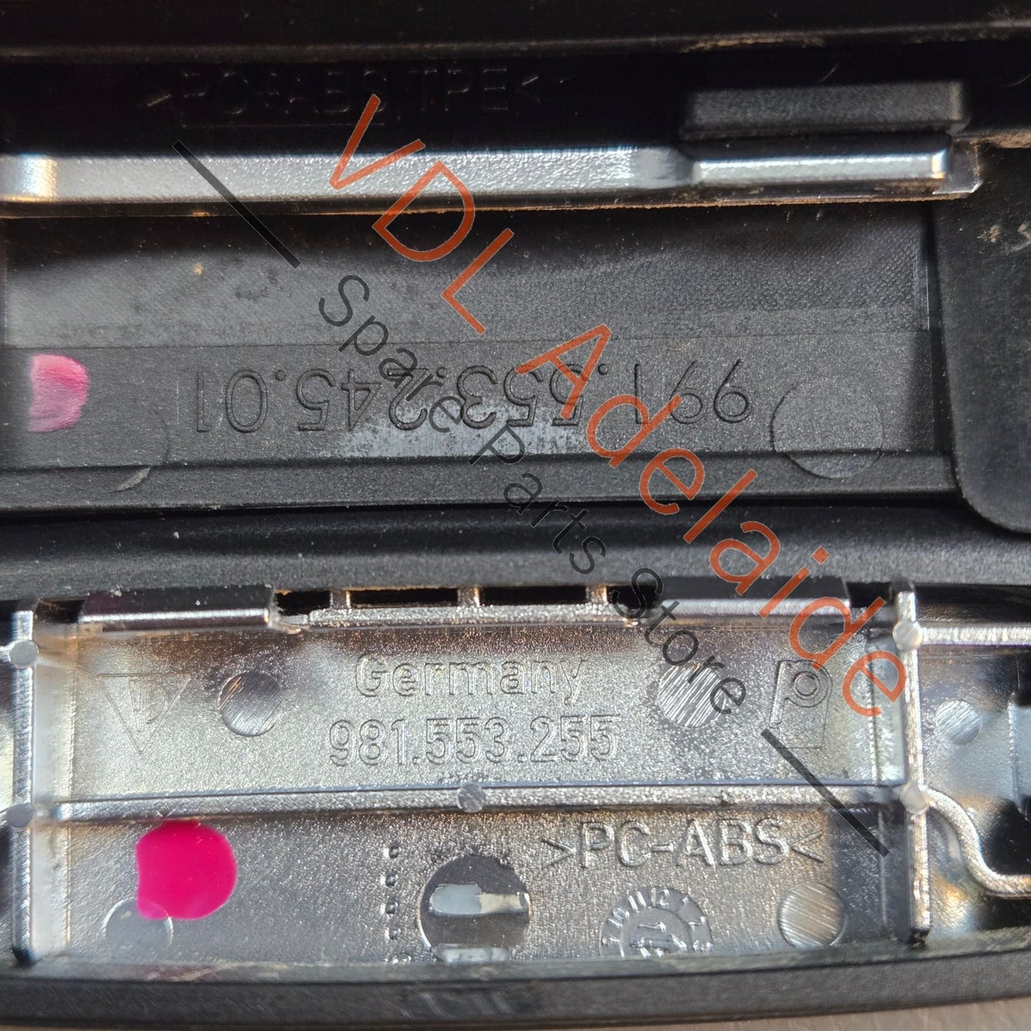 99155324501DRZ   Porsche Boxster PDK Gear Shift Surround Trim Silver Interior 99155324501