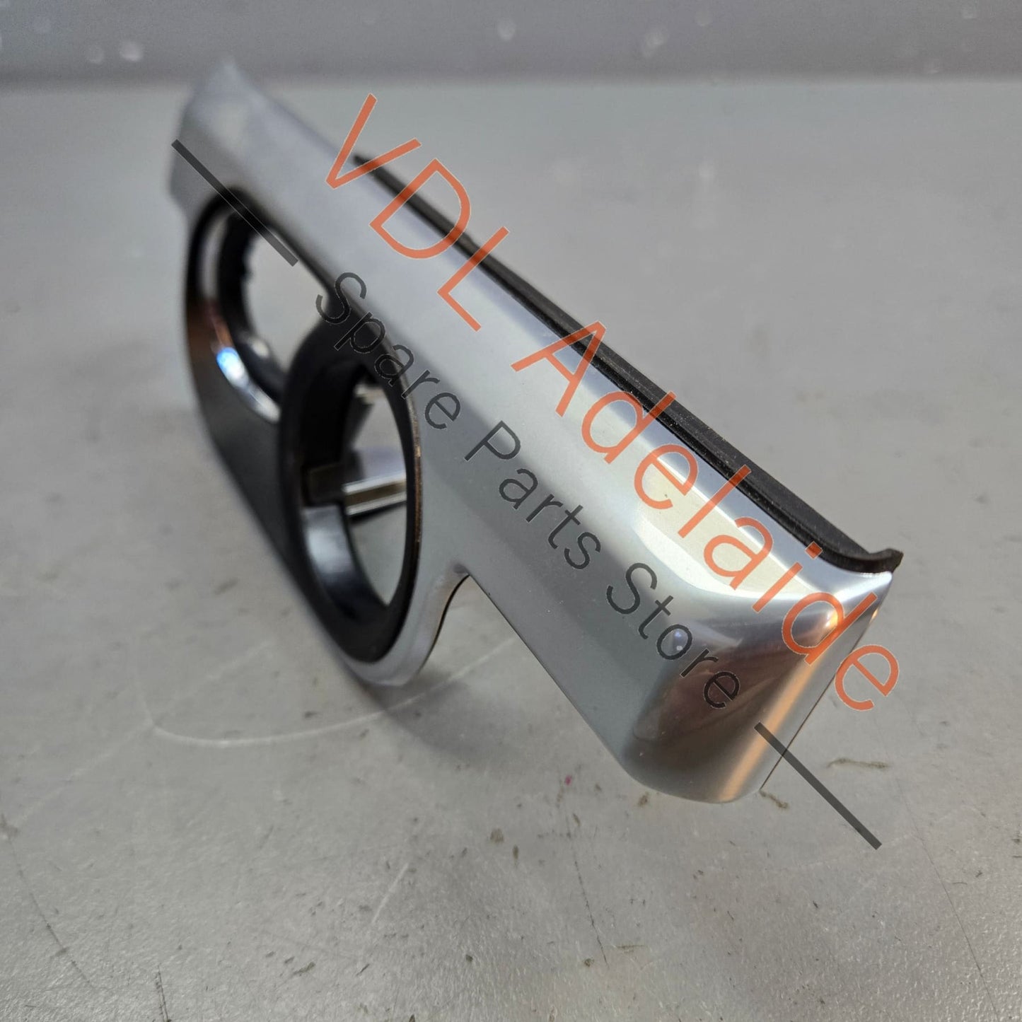 99155238202   Porsche Boxster Cayman 981 Trim for Key & Light Switch Galvano Silver Chrome 99155238202 V08