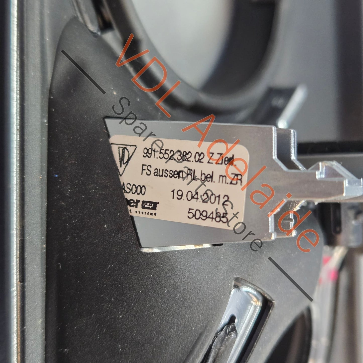 99155238202   Porsche Boxster Cayman 981 Trim for Key & Light Switch Galvano Silver Chrome 99155238202 V08