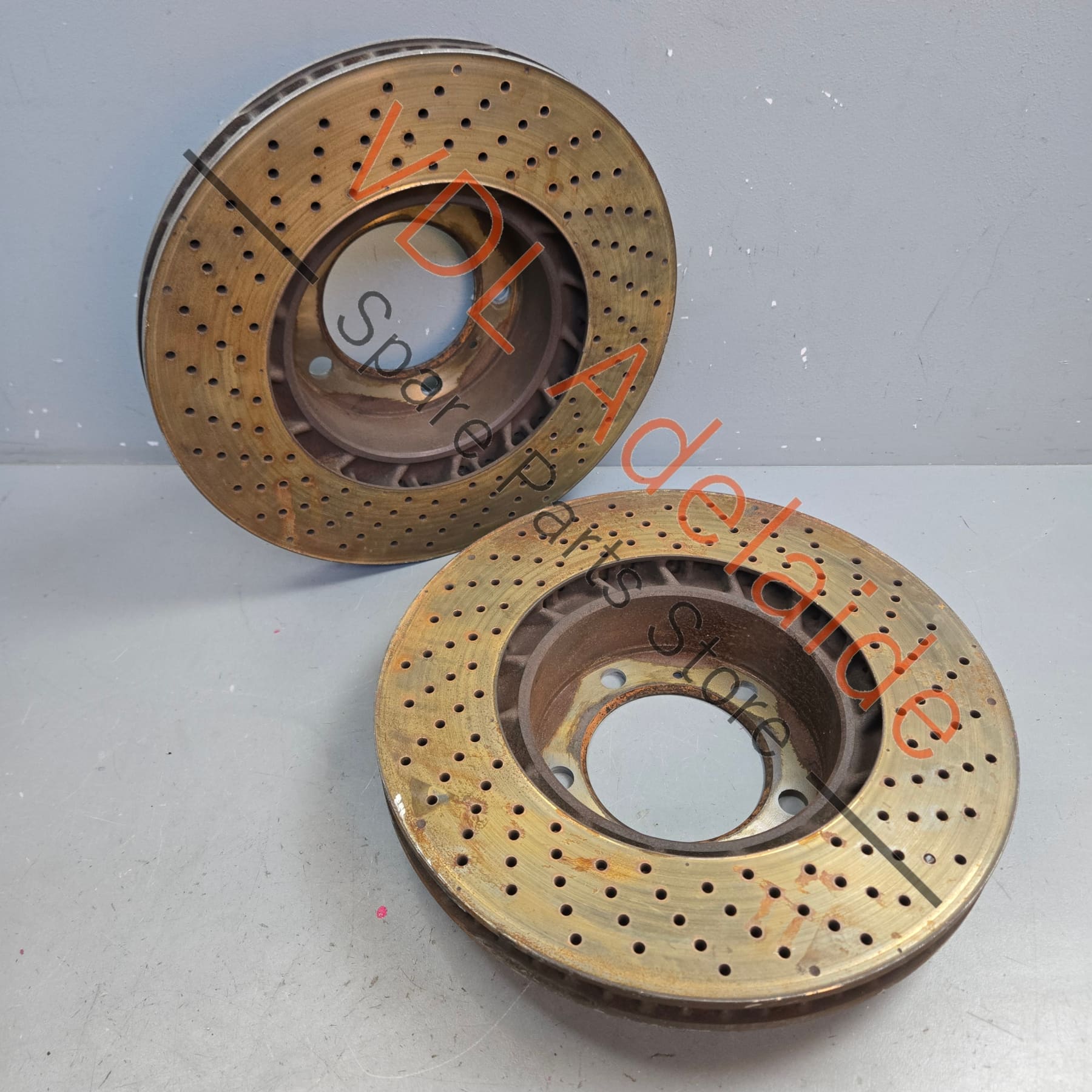 98135140101 98135140201  Porsche Boxster Cayman Front Brake Disc Rotor Pair 98135140101 315mm x 28mm Vented & Drilled