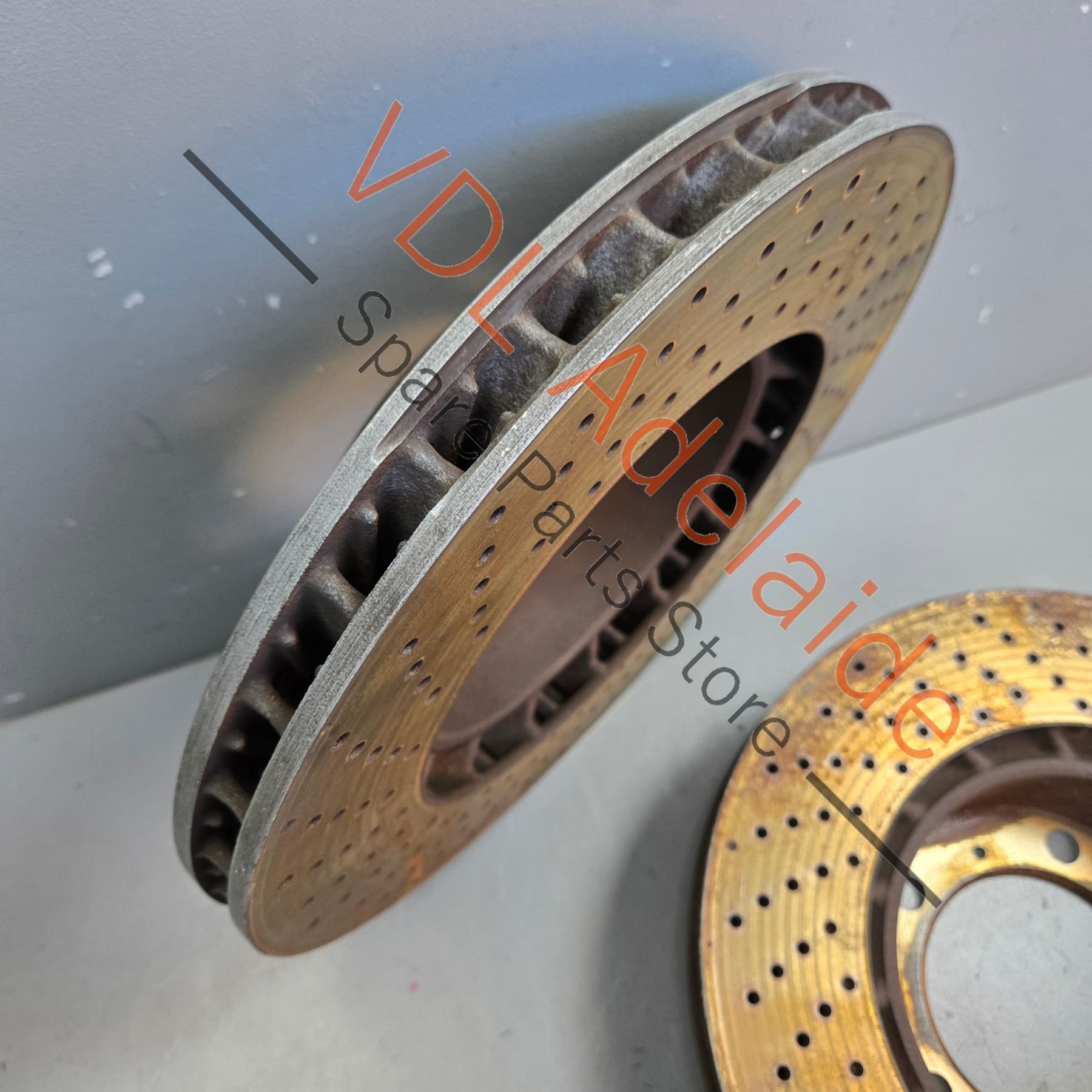 98135140101 98135140201  Porsche Boxster Cayman Front Brake Disc Rotor Pair 98135140101 315mm x 28mm Vented & Drilled