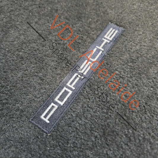 Porsche Boxster Cayman 981 Black Interior Floor Mat Set