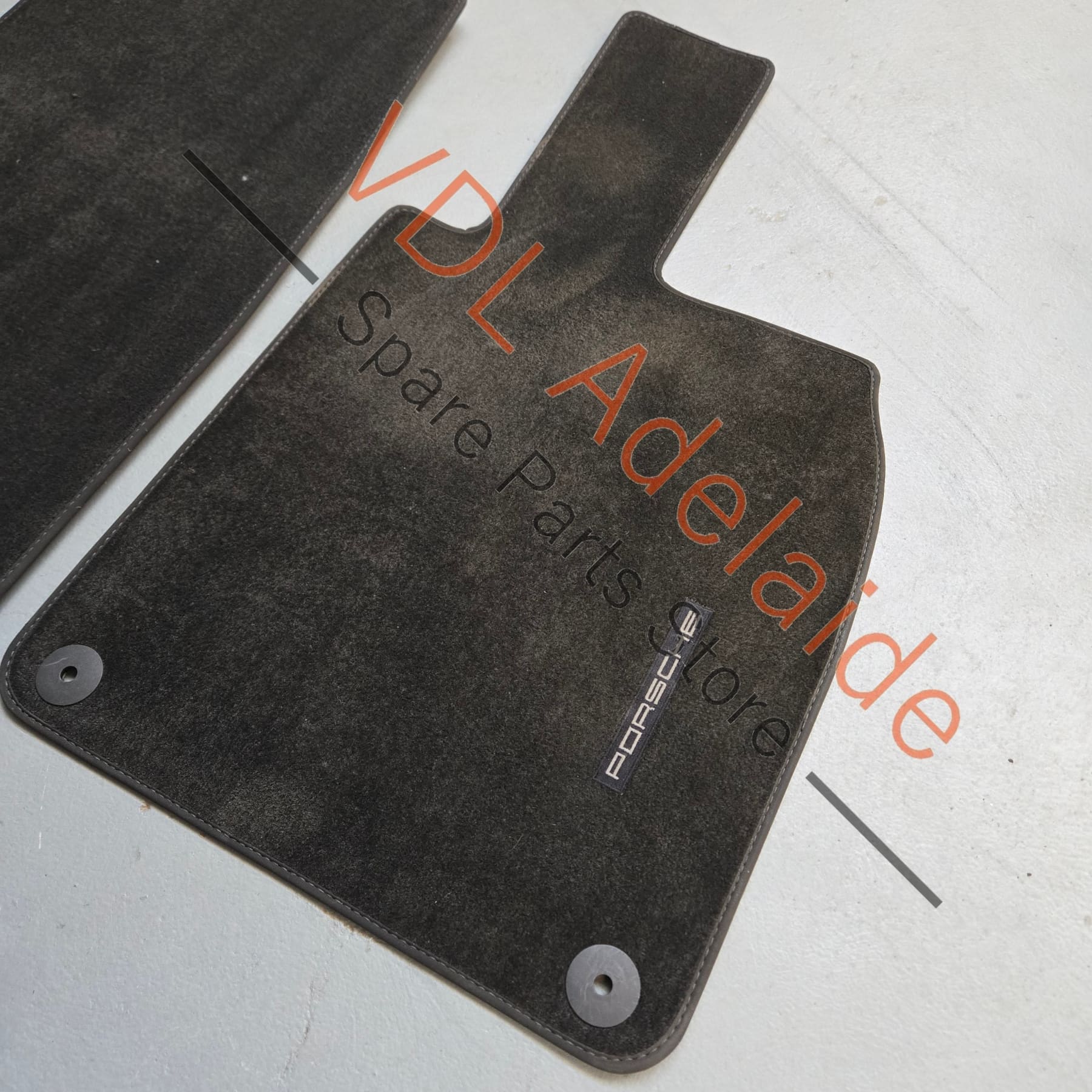 Porsche Boxster Cayman 981 Black Interior Floor Mat Set