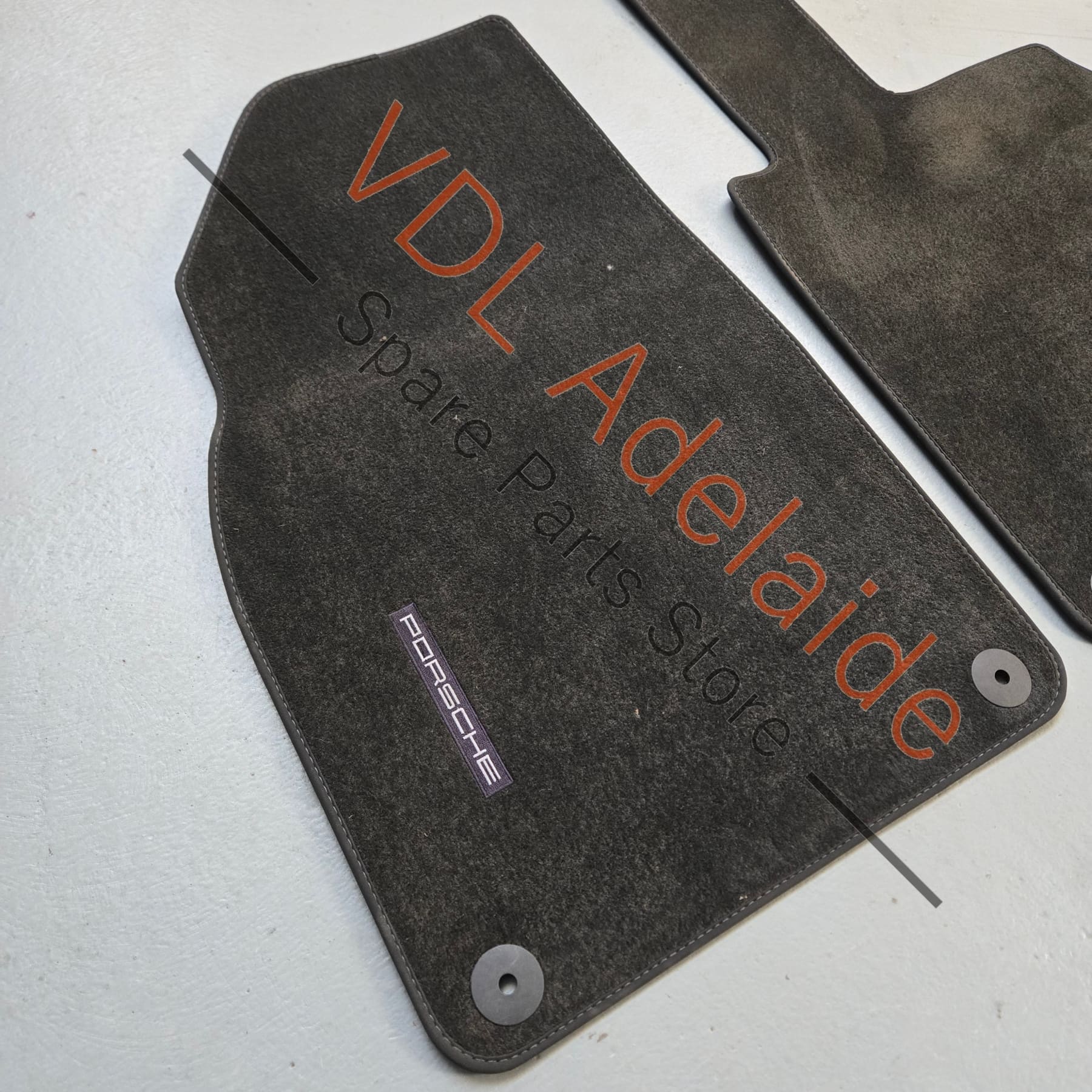 Porsche Boxster Cayman 981 Black Interior Floor Mat Set