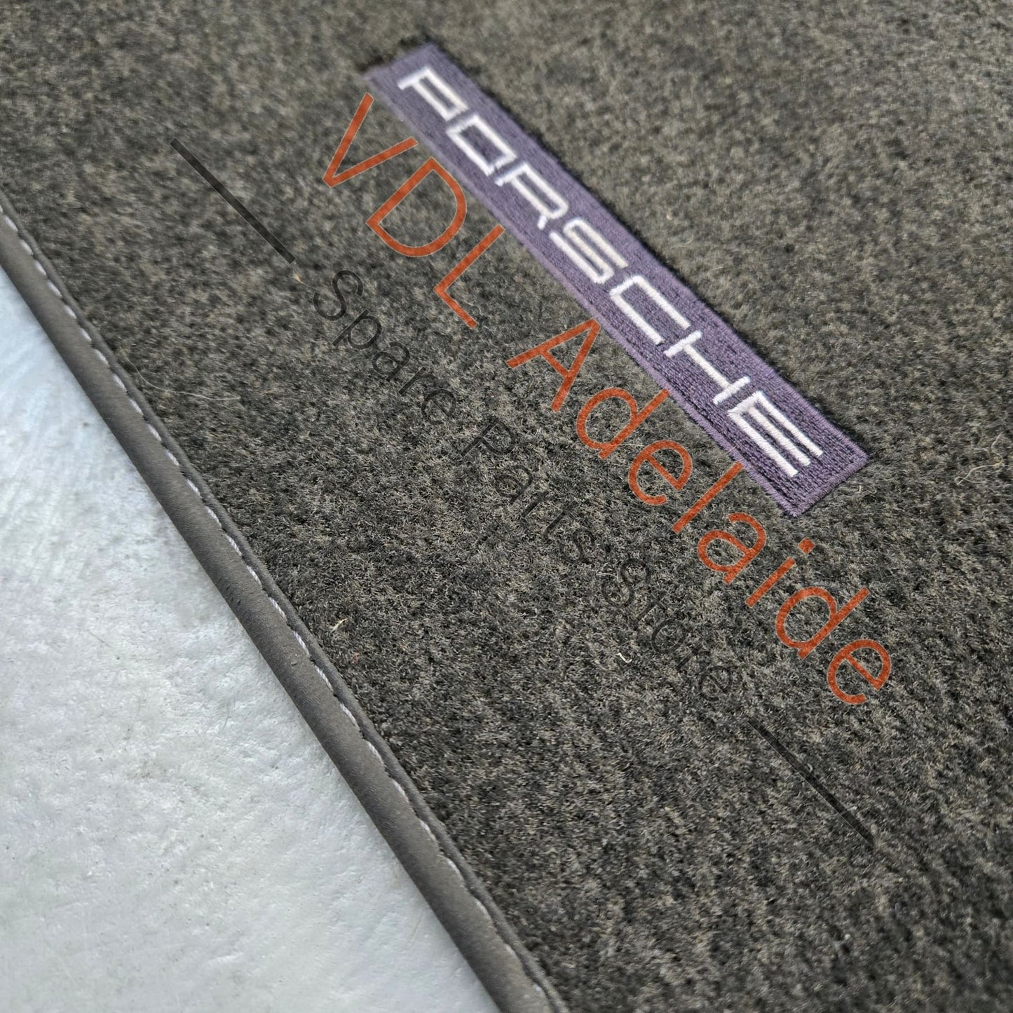 Porsche Boxster Cayman 981 Black Interior Floor Mat Set