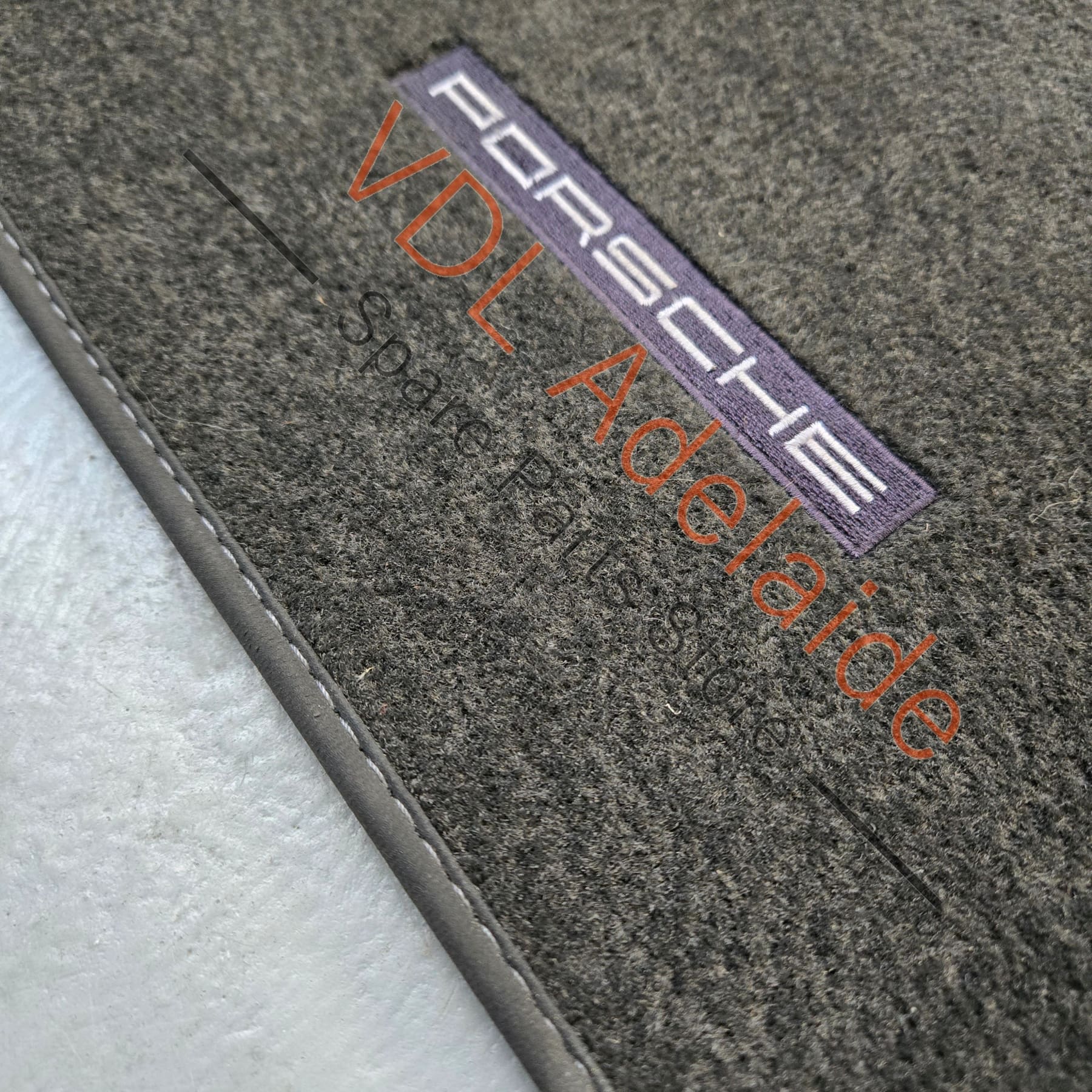 Porsche Boxster Cayman 981 Black Interior Floor Mat Set