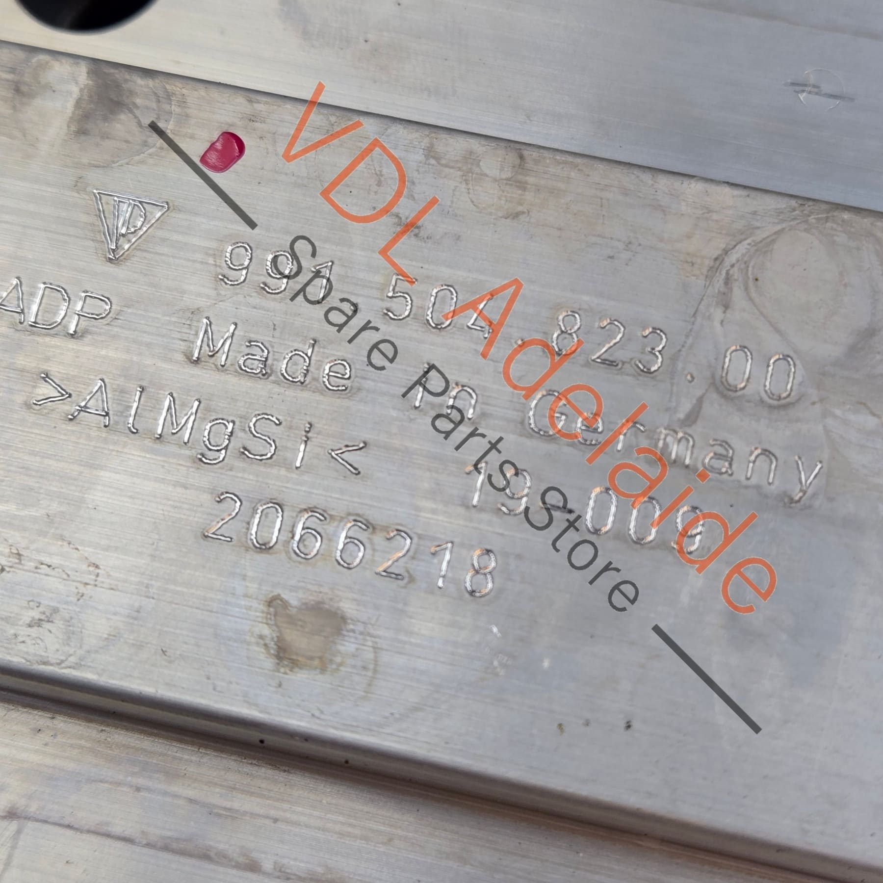 99150482300   Porsche Boxster Cayman 911 Under Floor Tunnel Reinforcement Aluminium Bracket Brace 99150482300