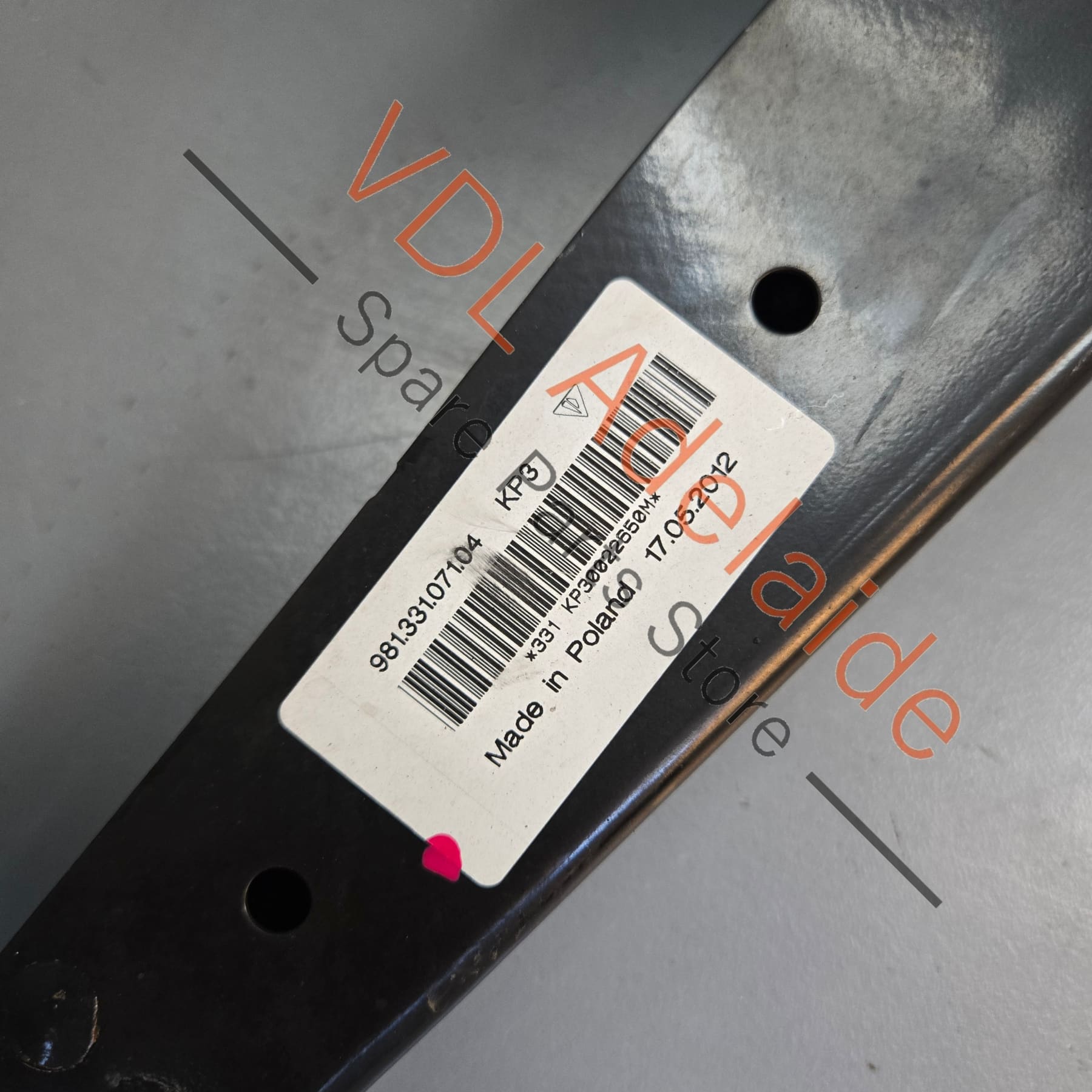 98133107104   Porsche Boxster Cayman Rear Engine Support Suspension Cross Member Crossmember 98133107110