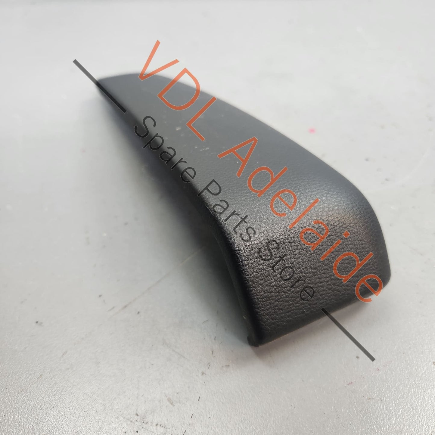 99155234303DK4    Porsche Boxster Glovebox Trim Panel Black Leather 99155234303 DK4