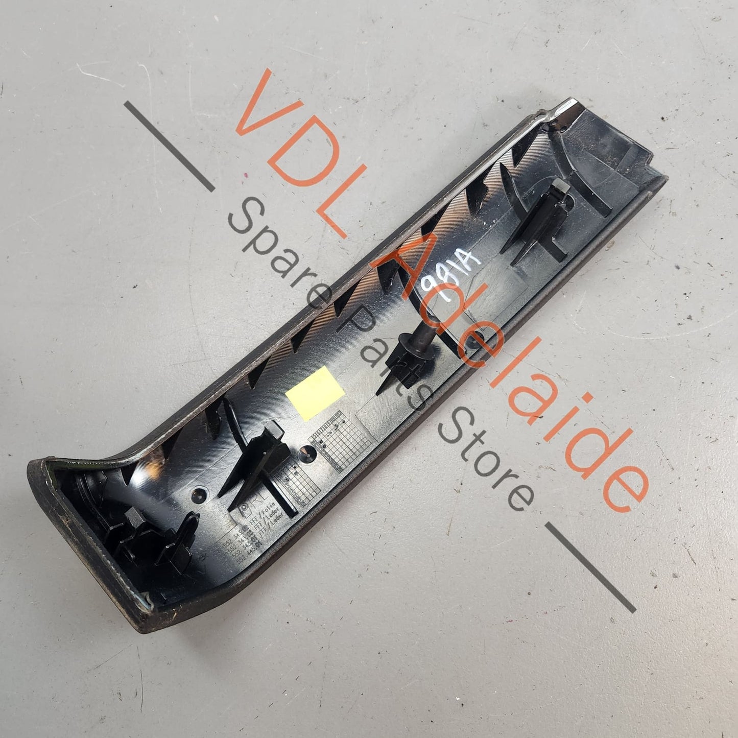 99155234303DK4    Porsche Boxster Glovebox Trim Panel Black Leather 99155234303 DK4