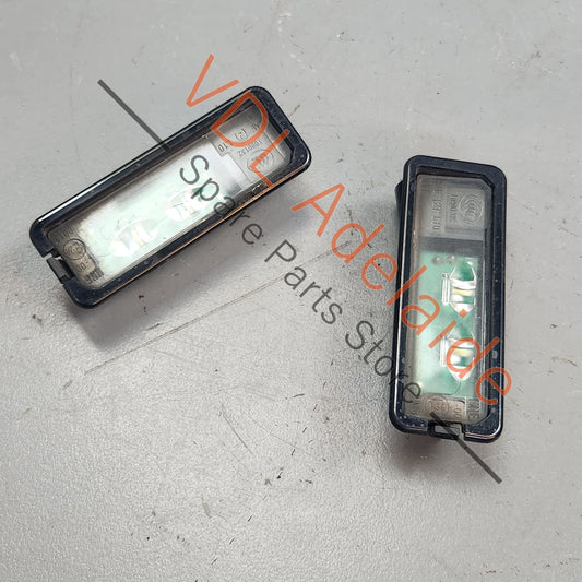 1K8943021C PAB943021   Porsche Audi VW LED Licence Plate Light Pair 1K8943021C PAB943021
