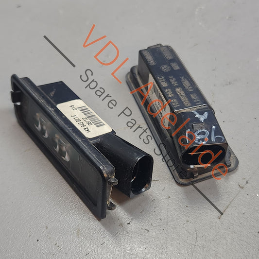 1K8943021C PAB943021   Porsche Audi VW LED Licence Plate Light Pair 1K8943021C PAB943021