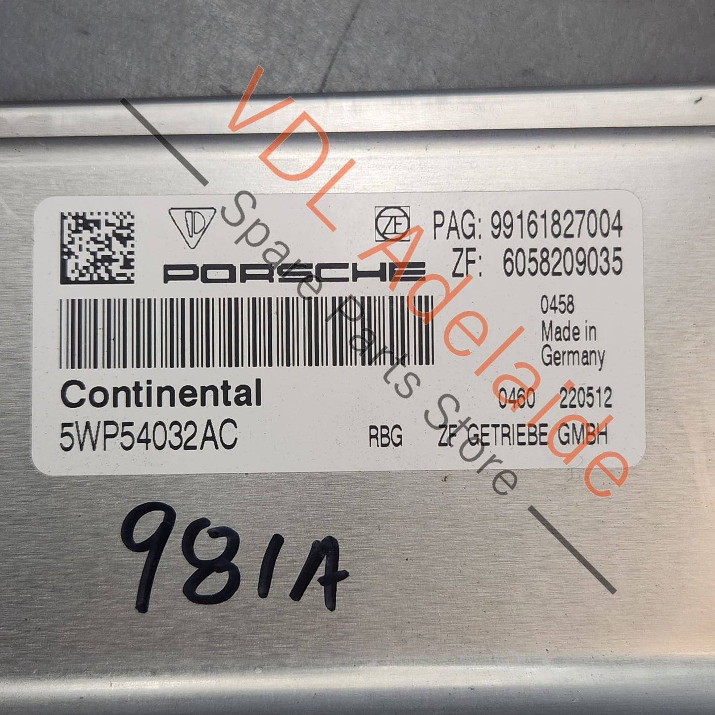 99161827004 99161827015 5WP540032AC  Porsche 911 Boxster Cayman PDK Gearbox Control Unit 99161827004