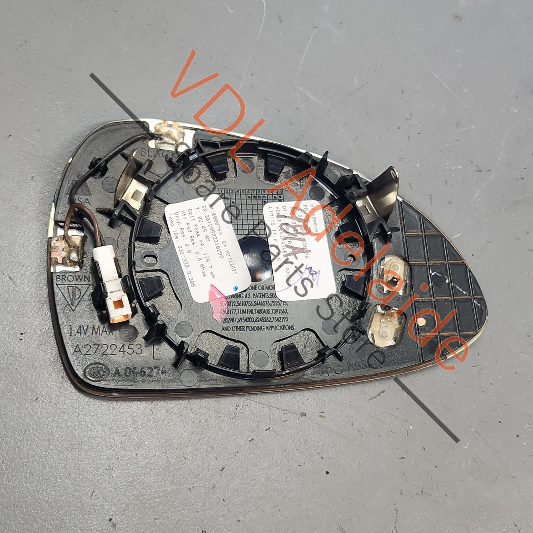 99173103702    Porsche 981 Boxster Cayman Left Side Wing Mirror Glass 99173103702