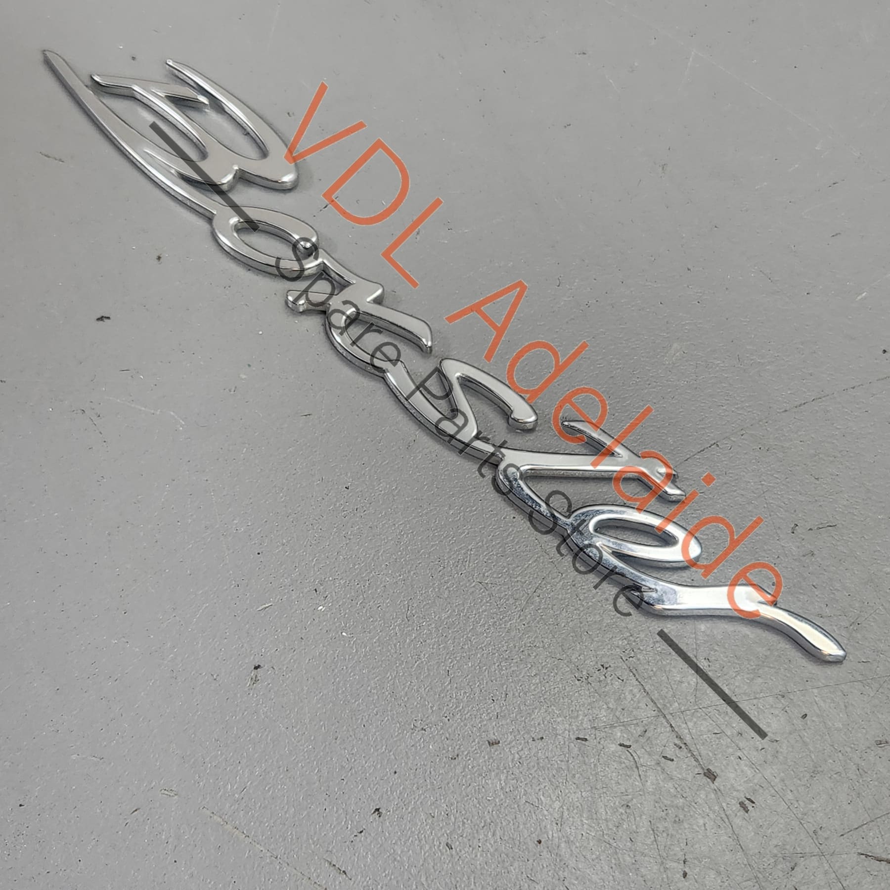 98155923701    Porsche Boxster 981 Rear Badge Emblem Inscription 98155923701