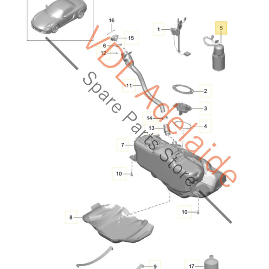 99162014101 99162014100   Porsche 911 Boxster Cayman Low Pressure Fuel Pump In Tank 99162014101