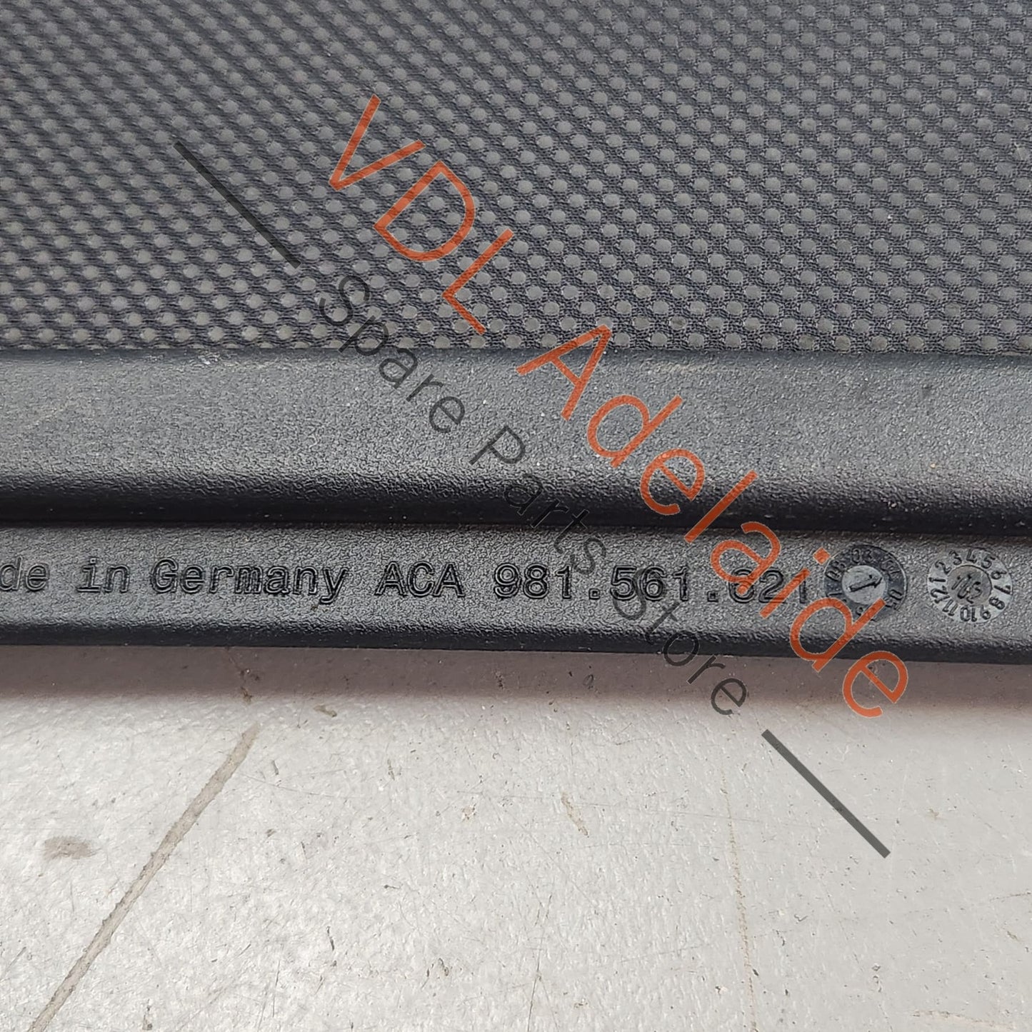 981561621 98156162104 983871102  Porsche Boxster Wind Break Trim 98156162104 983871102 1E0