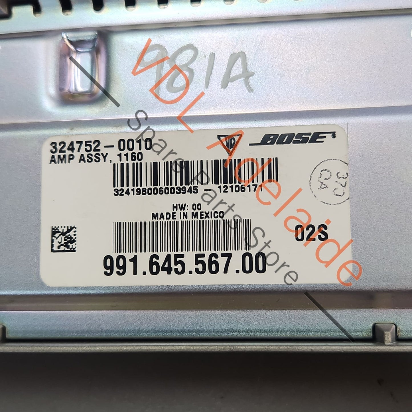 99164556700 9P1035465   Porsche BOSE Amplifier for Subwoofer 9P1035465 99164556700
