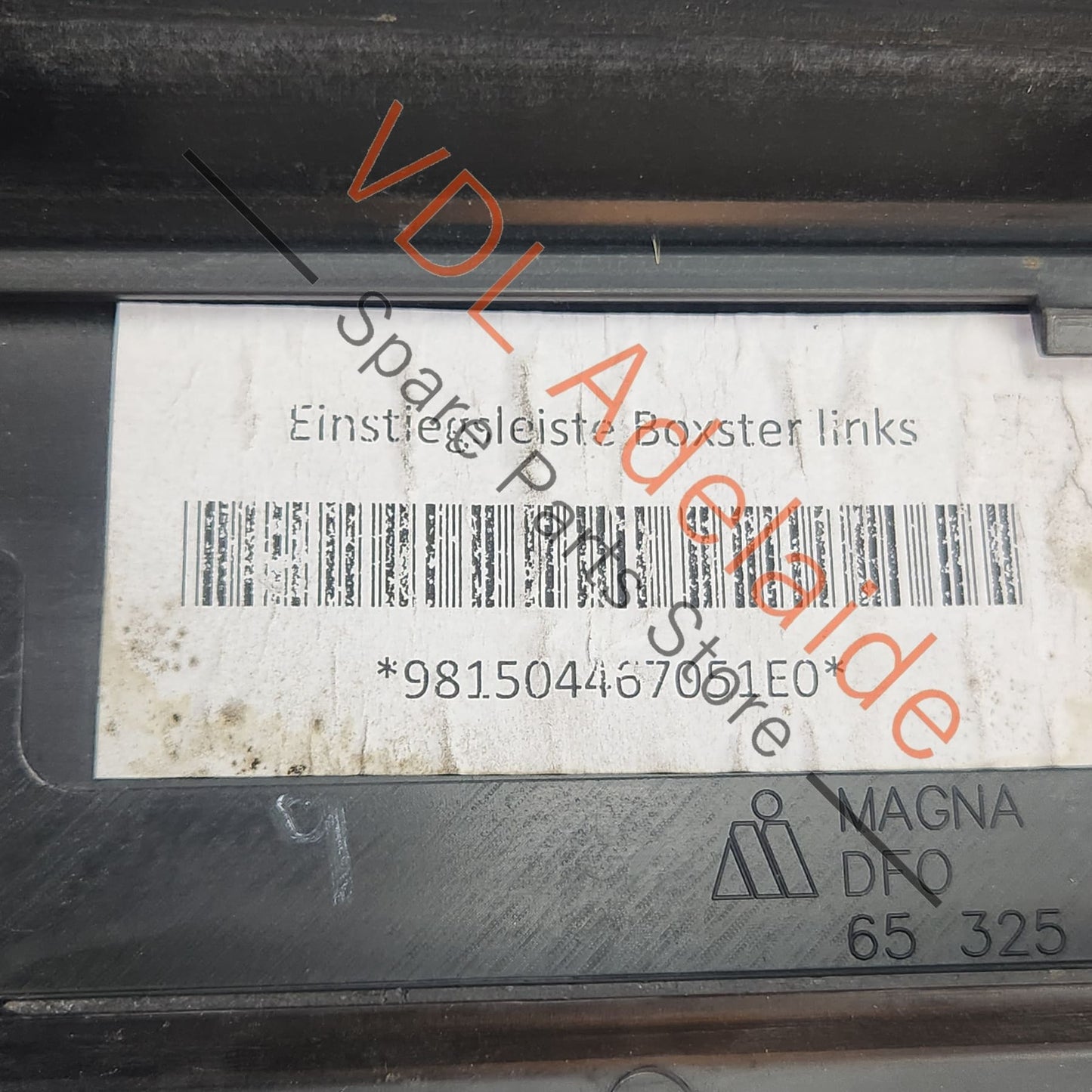 98150466701 981504467201   Porsche Boxster Sill Trim Cover Left 98150446720 1E0 98150446705