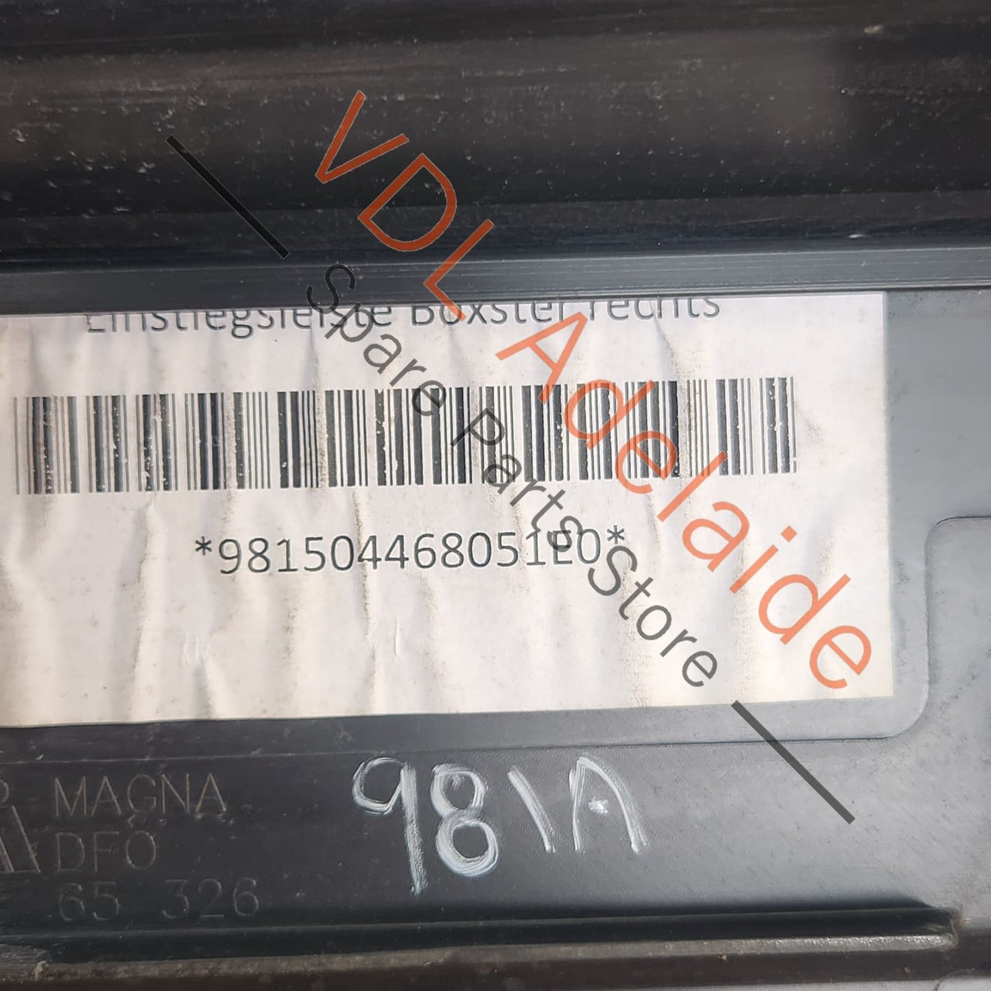 98150466801 981504468201   Porsche Boxster Sill Trim Cover Right 98150446820 1E0  98150446805