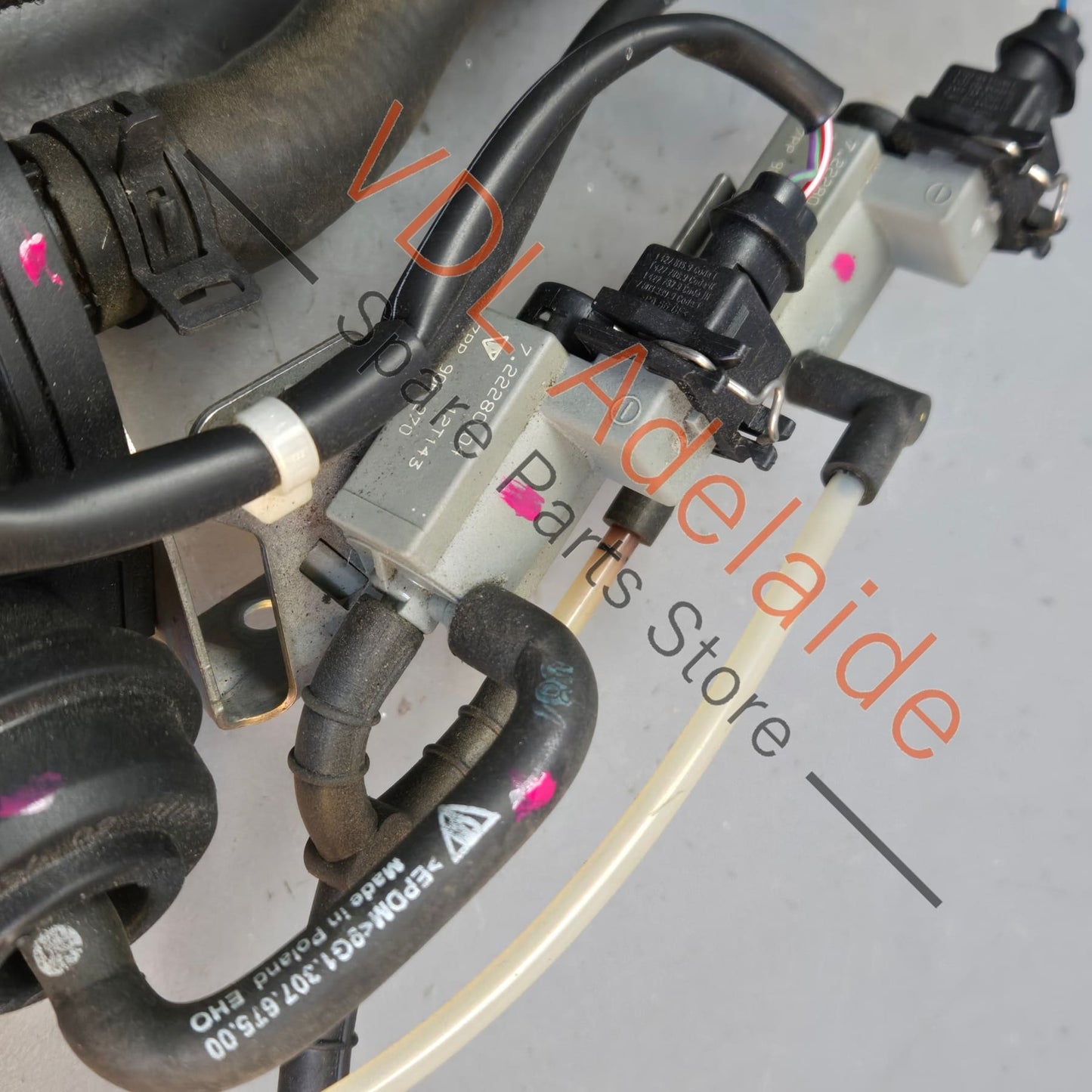 9G230707601 9P1317233   Porsche Boxster Cayman PDK Gearbox Coolant & Vacuum Hose Assembly 9G230707601 9P1317233